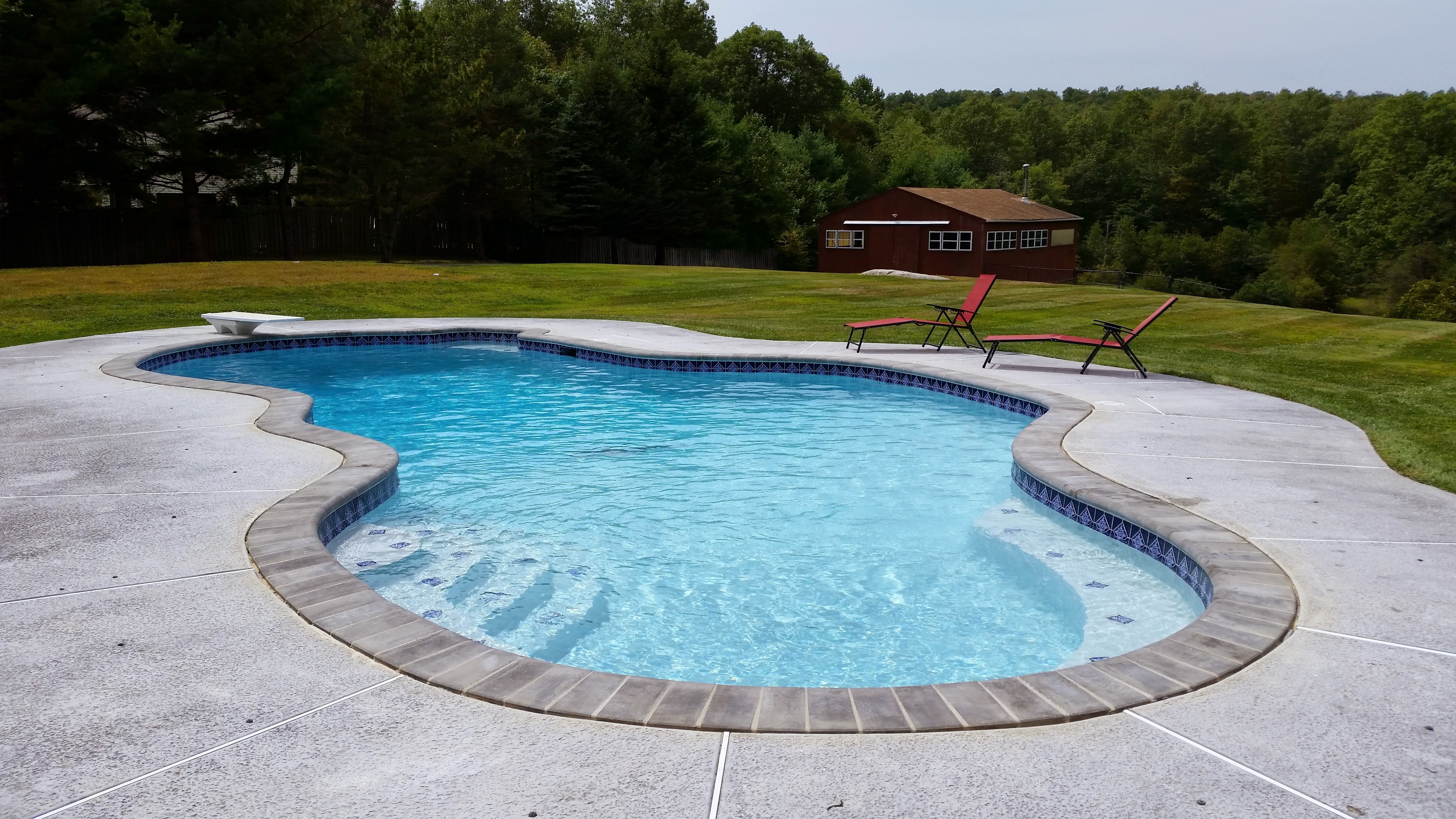 Commercial pool equipment room and pump pad service