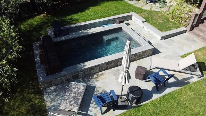 Above-ground pool seasonal opening service